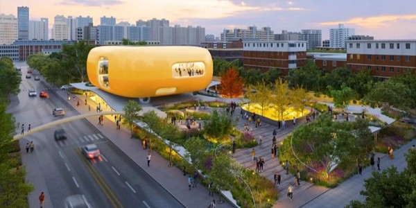 新地標！北京“黃氣球”：西城區(qū)城市展覽館